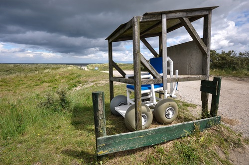 Beach wheelchair