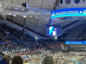 The YMCA National Gymnastics Championship & Invitational was the largest indoor event held in Montgomery County, Pennsylvania.